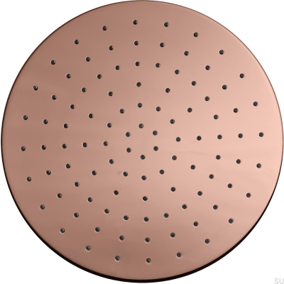 Round rain shower head 300 ZSOF079 Brushed Copper Unpainted