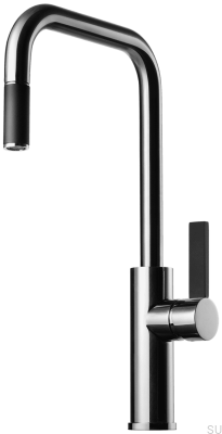 Kitchen faucet with pull-out spout ARM985 Brass Chrome with Black