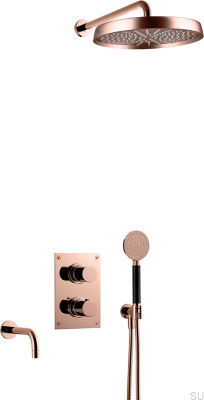 ARM7368 ED2 Shower Set Brushed Copper Unpainted