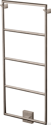 Bathroom radiator TW800-400 Brushed Nickel Steel