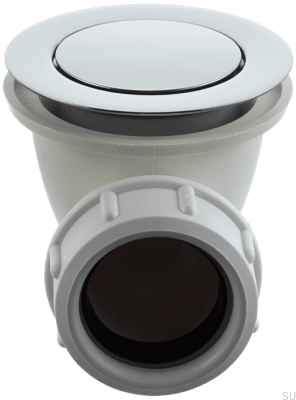  Pop-up bathtub plug 22200 Chrome-plated brass