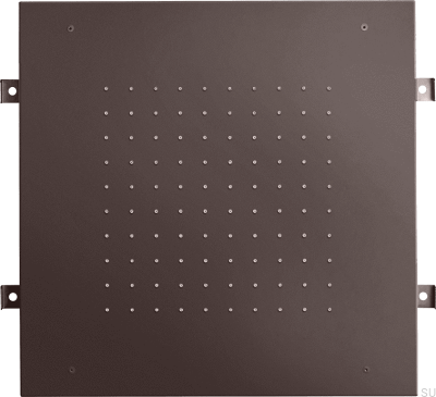 Shower head, rectangular rain shower 400 ZSOF094, Brass Brown