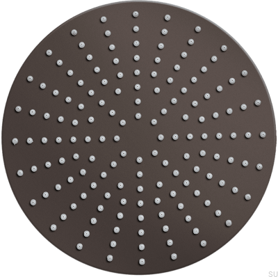 Round rain shower head 250 ZSOF250 Brass Brown