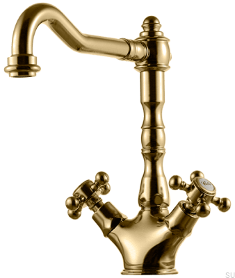 FBLV180 Classic kitchen faucet, polished brass, unpainted
