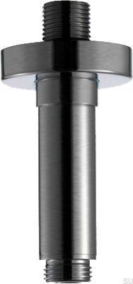 Shower arm FL271-085 Brushed Black Chrome Brass