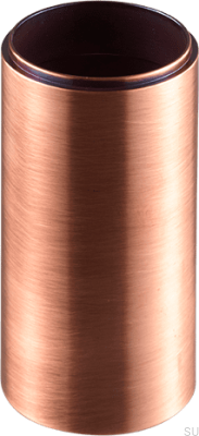 Extension for XPRO600 washbasin faucet, brushed copper, unpainted