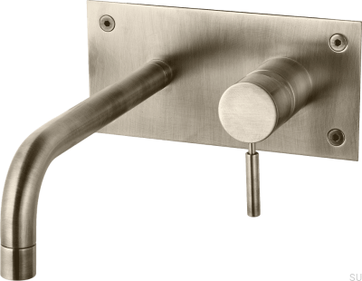 Washbasin faucet 230 BOX008 Brushed Nickel Brass