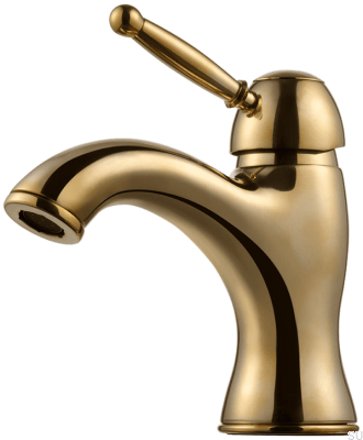 GI071 washbasin tap, polished brass, unpainted