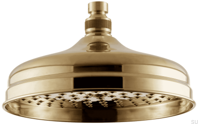 Round rain shower head ZSOF250 Classic, brass, polished, unpainted