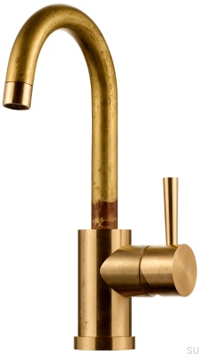 EVO078 Grottesco kitchen faucet, brass, unpainted