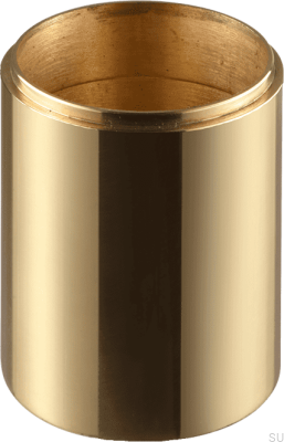 Extension for XPRO300 washbasin faucet, polished brass, unpainted