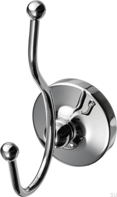 TA243S Classic wall hanger, chrome-plated brass