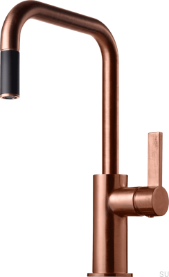 Kitchen faucet with pull-out spout ARM577 Brushed Copper Unpainted