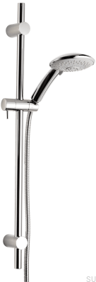 Jet shower bar with adjustable wall holder ZSAL118 Chrome-plated brass