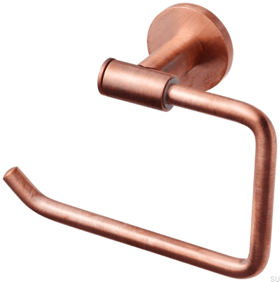 Toilet paper holder TA235 Copper Brushed Unvarnished