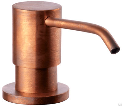 BI228 soap dispenser, brushed copper, unpainted