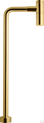 Washbasin siphon with L-type pipe XA100 Honey Gold Brass