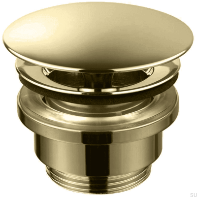 Universal washbasin plug 68400 Honey Gold Brass