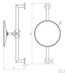 9422845--Lustro łazienkowe TA816 Mosiężne Szary Ascot-Tapwell-Skandynawskie-Uchwyty_3