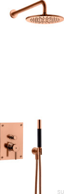 BOX7200 ED2 shower set Brushed Copper Unpainted 