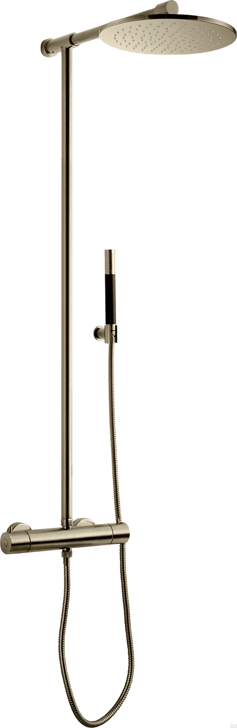 9423060--Zestaw prysznicowy TVM300 Mosiężny Nikiel Szczotkowany-Tapwell-Skandynawskie-Uchwyty_1