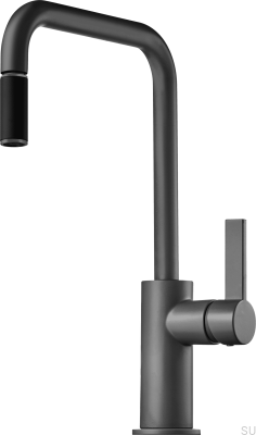 Kitchen faucet with pull-out spout ARM577 Graphite Brass
