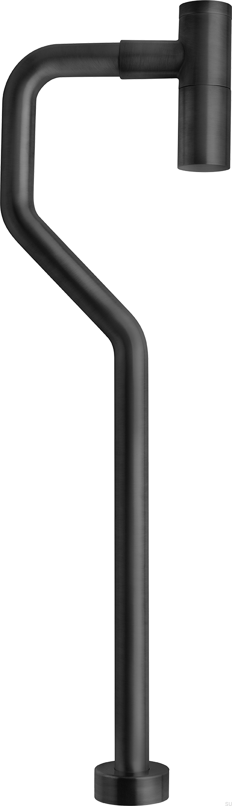 9421104--Syfon umywalkowy z rurą typu S XA200 Mosiężny Czarny Mat-Tapwell-Skandynawskie-Uchwyty_1