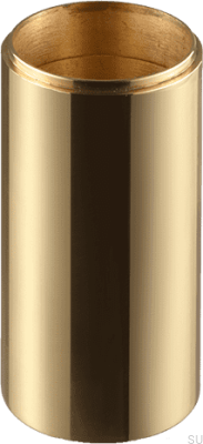 Extension for the XPRO600 washbasin faucet, polished brass, unpainted