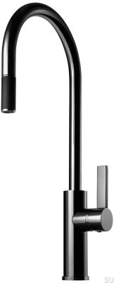 Kitchen faucet with pull-out spout ARM185 Brass Black Chrome
