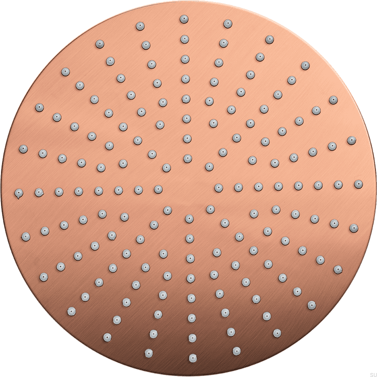 9419216--Głowica prysznicowa deszczownica okrągła 250 ZSOF250 Miedziana Nielakierowana-Tapwell-Skandynawskie-Uchwyty_1