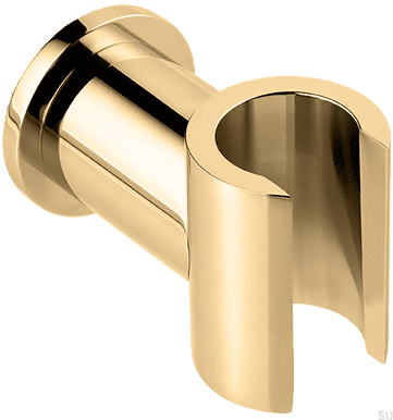 Wall holder for a shower head XSUP030, polished brass, unpainted