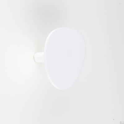 Furniture knob Ink White steel