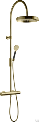 ARM7300-150 Honey Gold Brass Shower Set