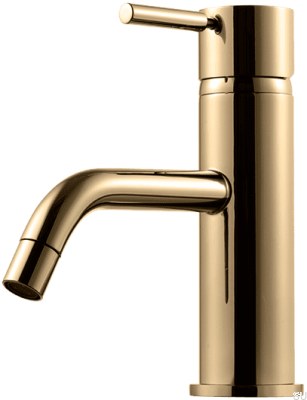 EVM071 washbasin tap, polished brass, unpainted