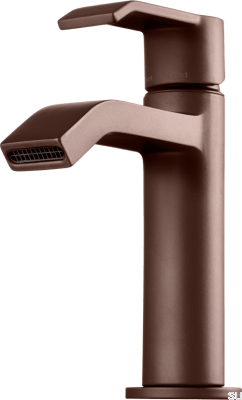 VIC071 washbasin faucet, brass brown