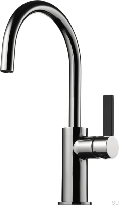 ARM380 Brass Kitchen Faucet Chrome/Black