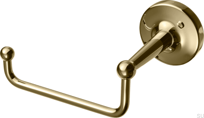 TA235 Classic Polished Brass Unlacquered Toilet Paper Holder