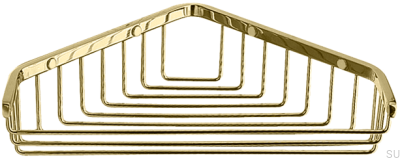 Corner soap dish TA156, Honey Gold Brass