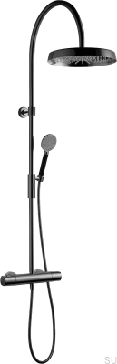 ARM7300-150 Brass Black Chrome Shower Set