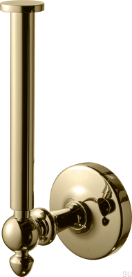 TA234 Classic Polished Brass Unlacquered Toilet Paper Holder