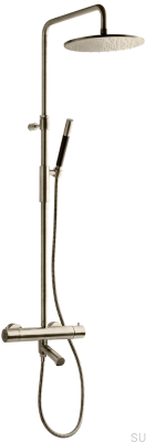 TVM2200-150 shower set, brushed nickel-plated brass