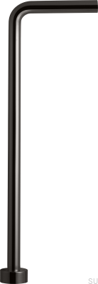 L-type siphon pipe XA21 Brass Black Chrome