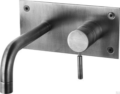 Washbasin faucet 170 BOX006 Brass Black Brushed Chrome