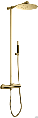 TVM300 Honey Gold Brass Shower Set