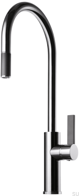 Kitchen faucet with pull-out spout ARM185 Brass Chrome/Black