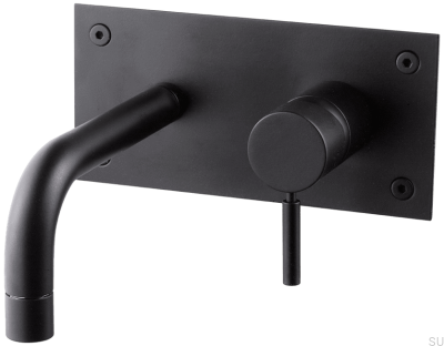 Washbasin tap 170 BOX006 Matte Black Brass