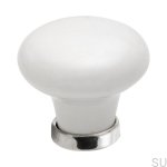 Zdjęcie produktowe gałki 24136 porcelanowej niklowej