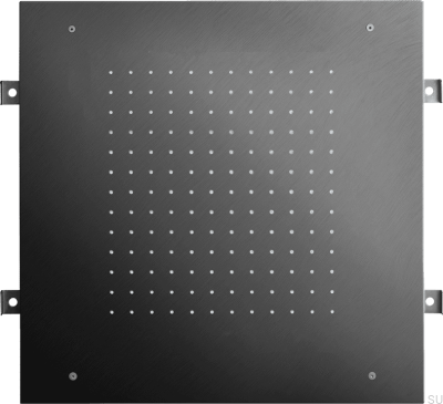 Square rain shower head 500 ZSOF095 Brass Black Chrome Brushed