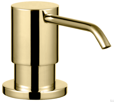 BI228 soap dispenser, honey gold brass