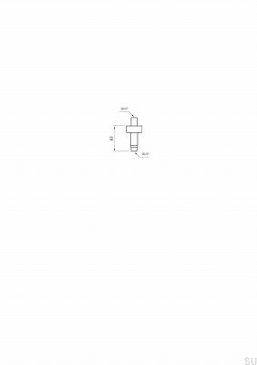 Ceiling shower arm FL271-085 Brass Brown